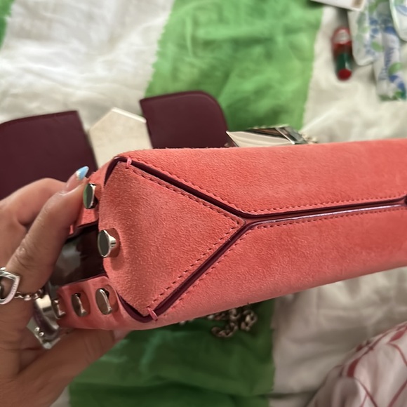 Jimmy choo purse great preloved condition silver chain handle crossbody - Picture 5 of 8